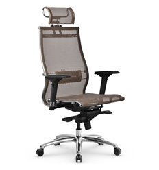 Офисное кресло Samurai S-3.05 MPES светло-коричневый, сетка фото 1