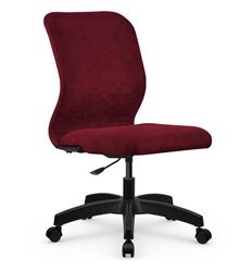 Офисное кресло Метта SU-Mr-4/подл.000/осн.005 красный, велюр фото 1