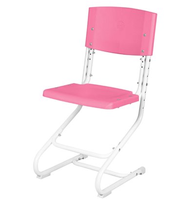 Растущий детский стул Дэми СУТ.01 (02) пластик, цвет розовый