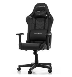 Геймерское кресло DXRacer OH/P132/N Prince Series, экокожа, цвет черный фото 1