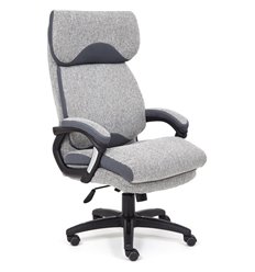 Кресло для руководителя TETCHAIR DUKE ткань, светло-серый/серый фото 1