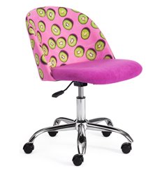 Офисное кресло TETCHAIR MELODY ткань/флок, фиолетовый/Botanica kiwi фото 1