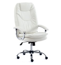 Офисное кресло TETCHAIR SOFTY LUX экокожа, белый фото 1