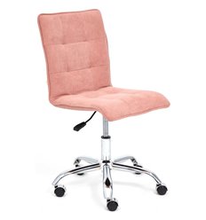 Офисное кресло TETCHAIR ZERO флок, розовый фото 1