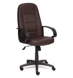 Офисное кресло TETCHAIR СН747 экокожа, коричневый фото 1
