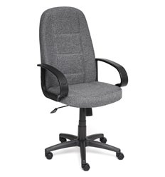 Кресло для руководителя TETCHAIR СН747 ткань, серый фото 1
