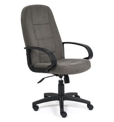Офисное кресло TETCHAIR СН747 флок, серый фото 1