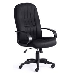 Кресло для руководителя TETCHAIR СН833 ткань, черный, TW-11 фото 1