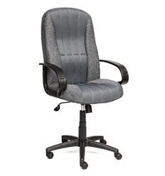 Кресло для руководителя TETCHAIR СН833 ткань, серый/серый фото 1