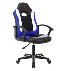 Игровое кресло Zombie 11LT BLUE, экокожа/ткань, цвет черный/синий, фото 1