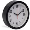 Часы Бюрократ Alarm-R15P настенные аналоговые, D15см черный/белый фото 2