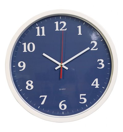 Часы Бюрократ WALLC-R66P30/WHITE настенные аналоговые, D30 см белый