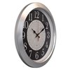 Часы Бюрократ WALLC-R67P39/SILVER настенные аналоговые, D39 см серебристый фото 2