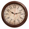 Часы Бюрократ WALLC-R77P35/BROWN настенные аналоговые, D35 см коричневый фото 1