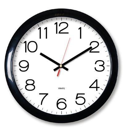Часы Бюрократ WALLC-R78PN29/BLACK настенные аналоговые, D29 см черный