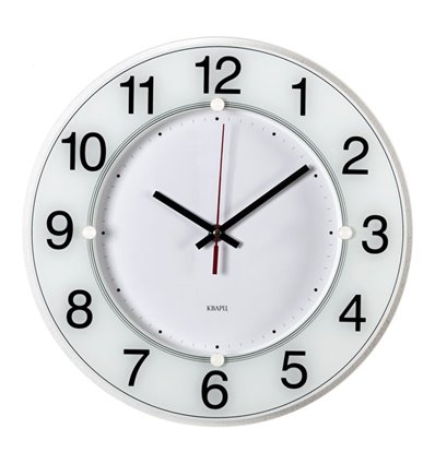 Часы Бюрократ WALLC-R84P31/WHITE настенные аналоговые, D31 см белый