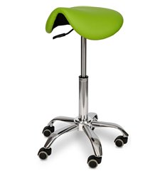 Smartstool S01, стул-седло, экокожа, цвет зеленый