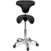 Smartstool S04B, стул-седло со спинкой, экокожа, цвет черный фото 2