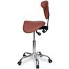 Smartstool S04B, стул-седло со спинкой, экокожа, цвет коричневый фото 3