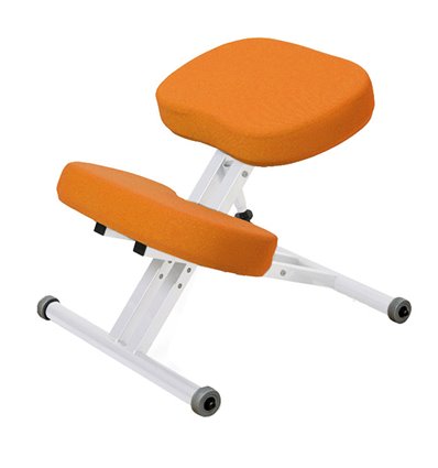 Smartstool KM01 White, коленный, с чехлом, ткань, цвет оранжевый, белый каркас