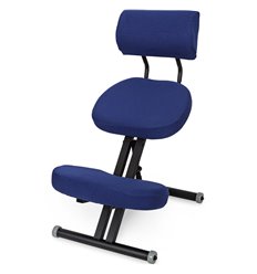 Smartstool KM01BM Black, коленный со спинкой, с чехлом, цвет синий, черный каркас