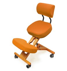 Smartstool KW02B, коленный со спинкой, с чехлом, ткань, цвет оранжевый