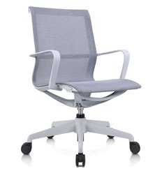 Офисное кресло NORDEN Глория, серый пластик, серая сетка фото 1