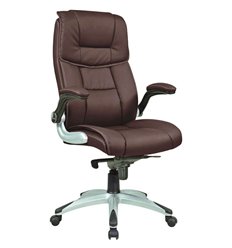 Офисное кресло Good-Kresla Nickolas Choco, экокожа, цвет коричневый фото 1