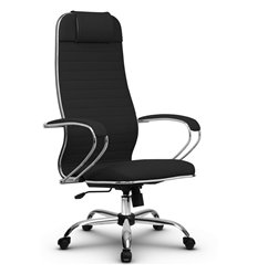 Офисное кресло Метта B 1m 17K1/K131 (Комплект 17) черный, экокожа MPRU, крестовина хром фото 1