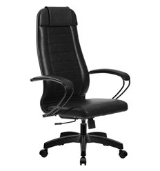 Эргономичное кресло для руководителя Метта B 1b 32P/K117 (Комплект 28) Pilot черный, MPES, крестовина пластик фото 1