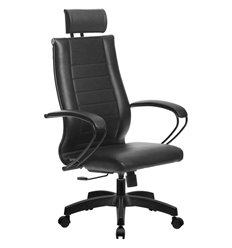 Эргономичное кресло для руководителя Метта B 2b 34P/K117 (Комплект 32) Pilot черный, MPES, крестовина пластик фото 1