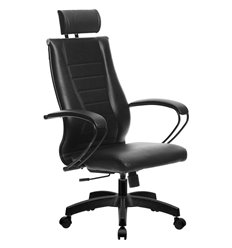Эргономичное кресло для руководителя Метта B 2b 34 PF/K117 (Комплект 34) Pilot черный, MPES, крестовина пластик фото 1
