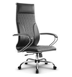 Офисное кресло Метта L 1c 44B/K116 черный, MPES, топ-ган, крестовина хром фото 1