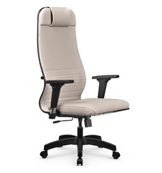 Офисное кресло Метта L 1m 38K2/2D светло-бежевый, MPES, топ-ган, крестовина пластик фото 1