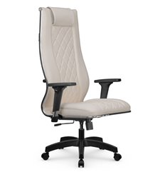 Офисное кресло Метта L 1m 50M/2D светло-бежевый, MPES, топ-ган, крестовина пластик фото 1