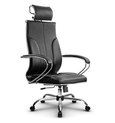 Офисное кресло Метта L 2c 46/K116 черный, MPES, топ-ган, крестовина хром фото 1