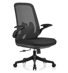 Кресло для руководителя Good-Kresla Viking-82 Black, сетка/ткань, цвет черный фото 1