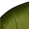 Paola зеленый с жаккардом, велюр, ножки черные фото 9