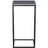 Loft 35x35см, серый мрамор с черными ножками фото 4