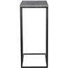 Loft 50x30см, серый мрамор с чёрными ножками фото 4