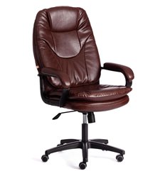 Кресло для руководителя TETCHAIR COMFORT LT (22) экокожа, коричневый, 2 TONE фото 1