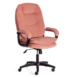 Офисное кресло TETCHAIR COMFORT LT (22) флок, розовый фото 1