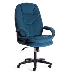 Офисное кресло TETCHAIR COMFORT LT (22) флок, синий фото 1