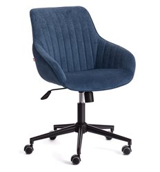 Офисное кресло TETCHAIR DUBLIN велюр Clermon, светло-синий фото 1