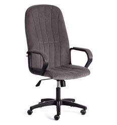 Кресло для руководителя TETCHAIR СН888 LT (22) флок, серый фото 1