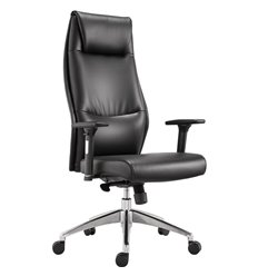 Кресло для руководителя BRABIX Premium Blues EX-751, алюминий, экокожа, черное фото 1