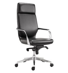 Кресло для руководителя BRABIX Premium Resonance EX-755, алюминий, экокожа, черное фото 1
