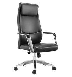 Офисное кресло BRABIX Premium Jazz EX-757, алюминий, экокожа, черное фото 1