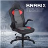 BRABIX Skill GM-005, экокожа, черное/красное фото 15