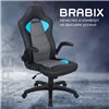 BRABIX Skill GM-005, экокожа, черное/голубое фото 15